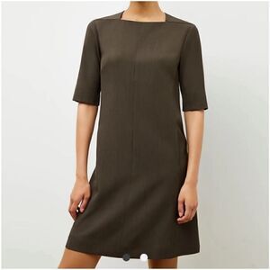 MM LaFleur The Emily Career Work Dress Maroon Size 0 Classic Vintage Mini